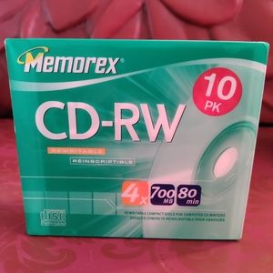 Memorex cd-RW Discs
